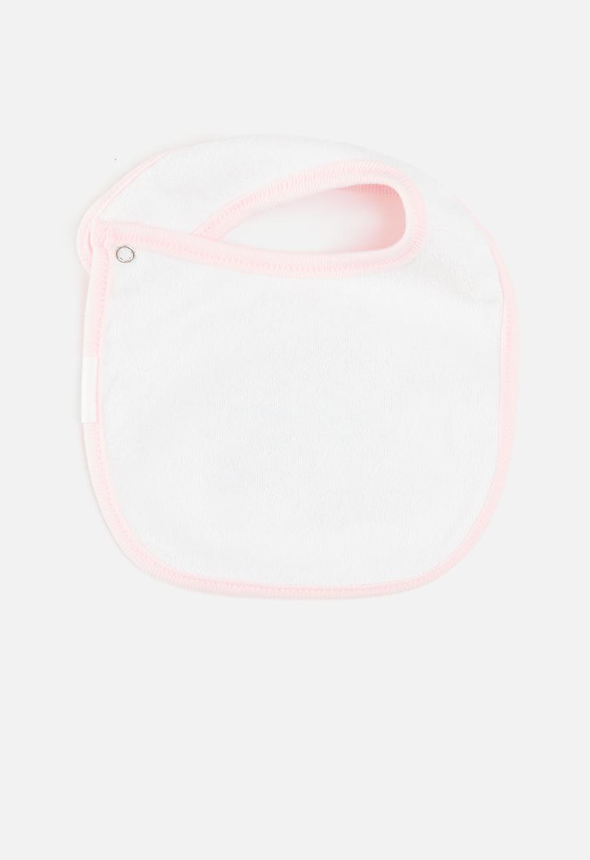 Pop Candy - 2 Pack printed bibs set - pink & white