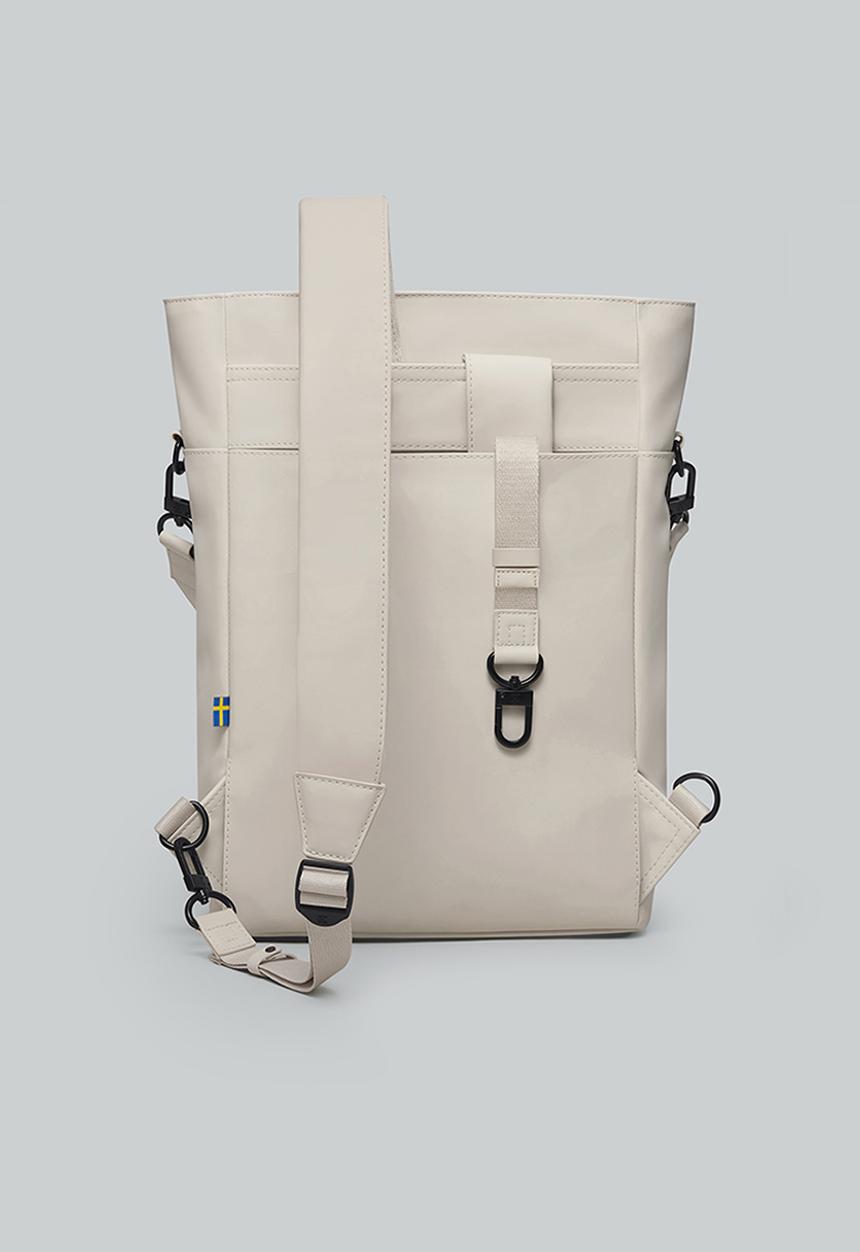 Gaston Luga - Tate 2 in one backpack and shoulder bag - cream
