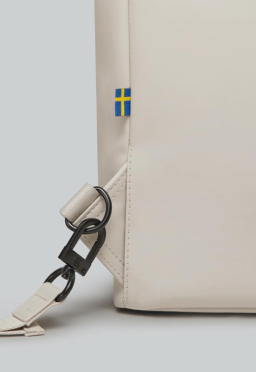 Gaston Luga - Tate 2 in one backpack and shoulder bag - cream