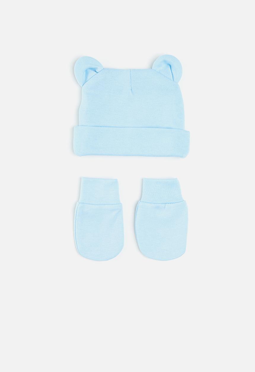 Pop Candy - Beanie & mitten set - blue