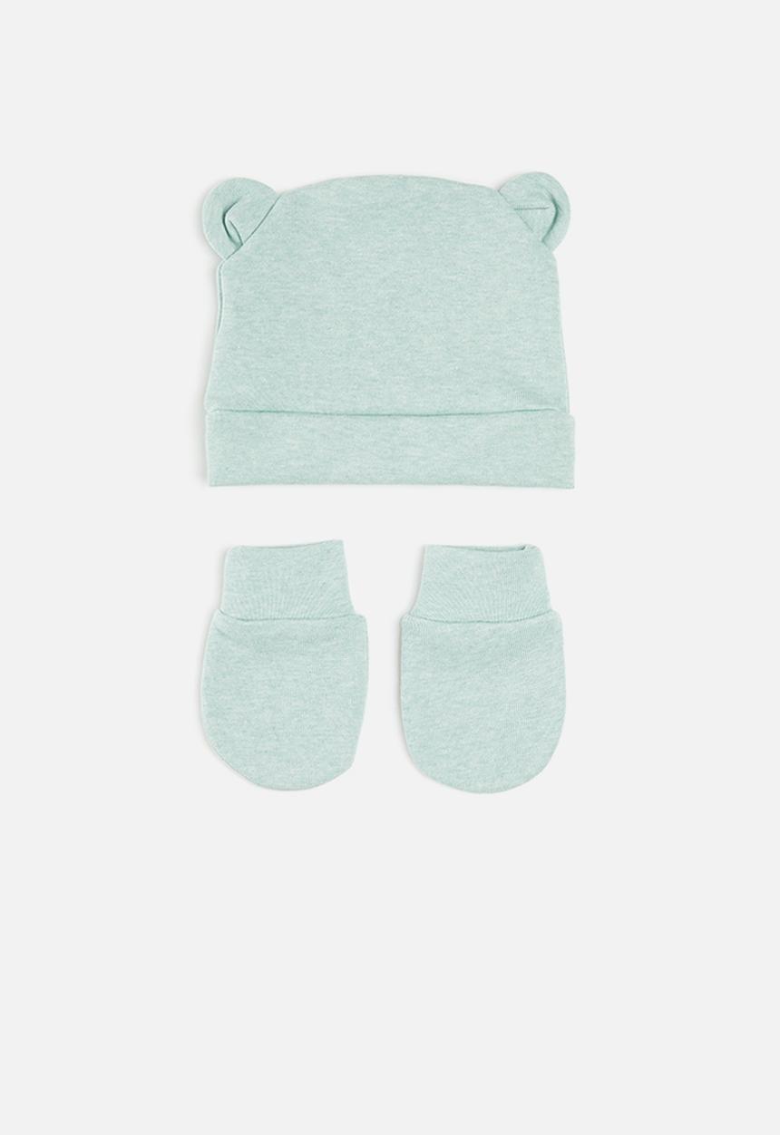 Pop Candy - Beanie & mitten set - grey