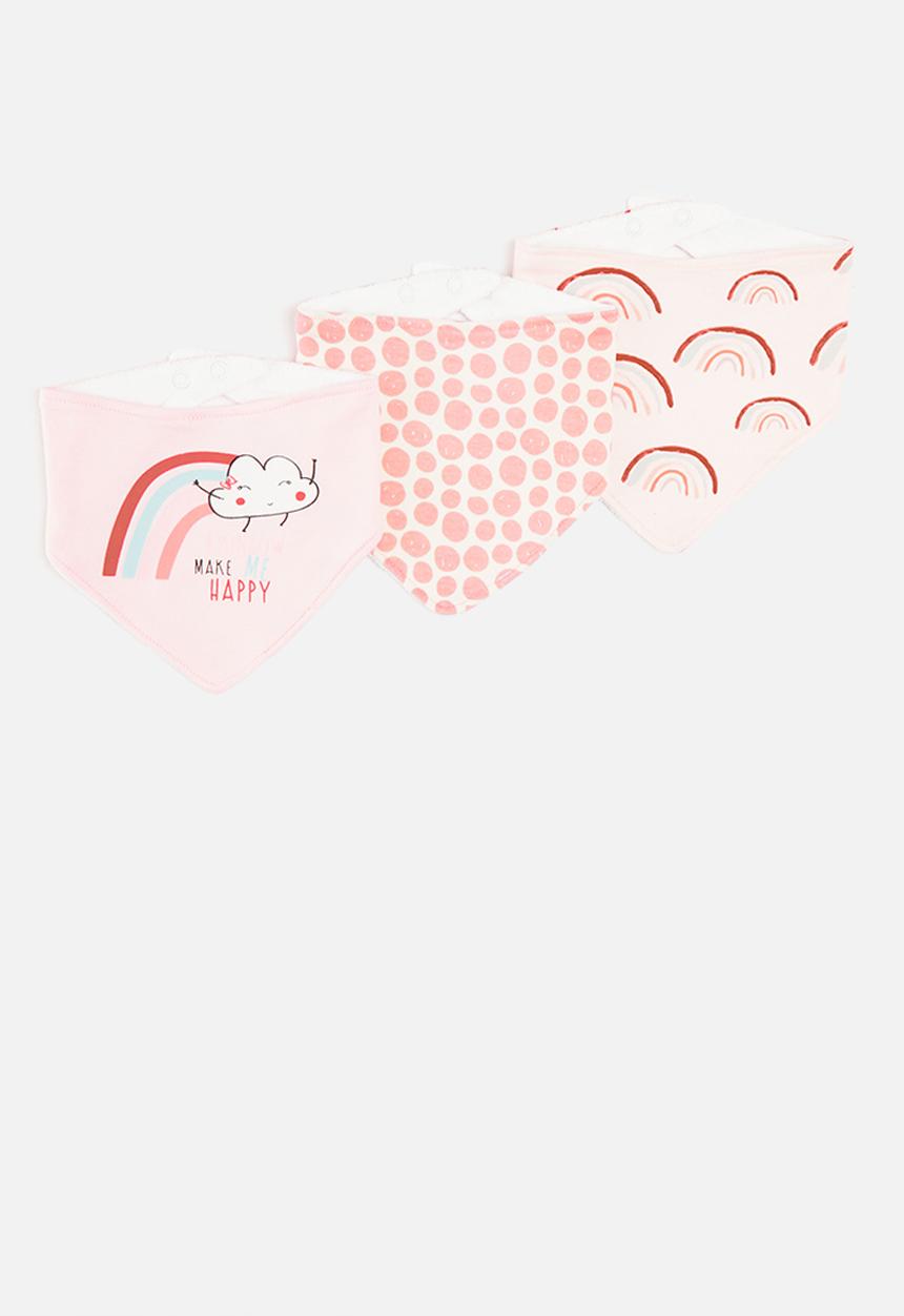 Pop Candy - 3 Pack bibs set - pink