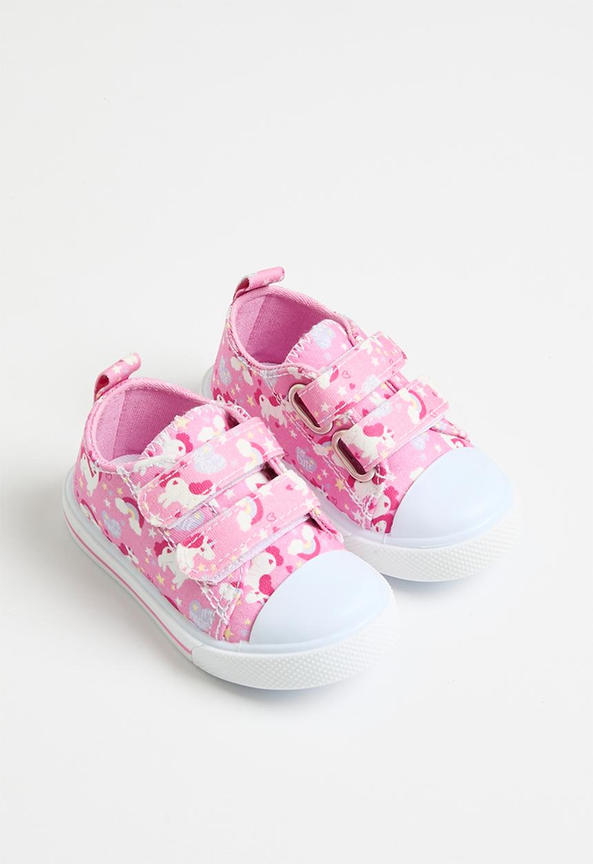 Pop Candy - Unicorn velcro strap sneaker - pink