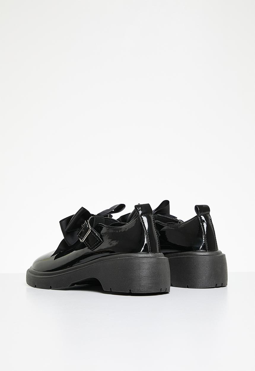 Pop Candy - Bowknot mary janes - black