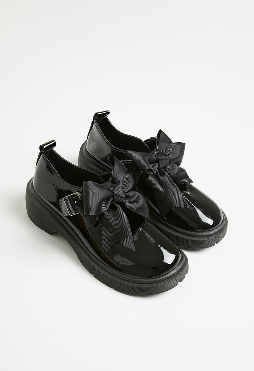 Pop Candy - Bowknot mary janes - black