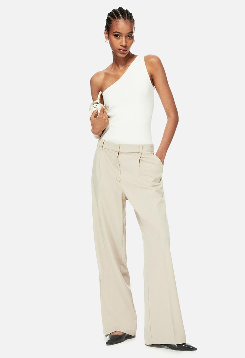 H&M - Wide trousers - beige