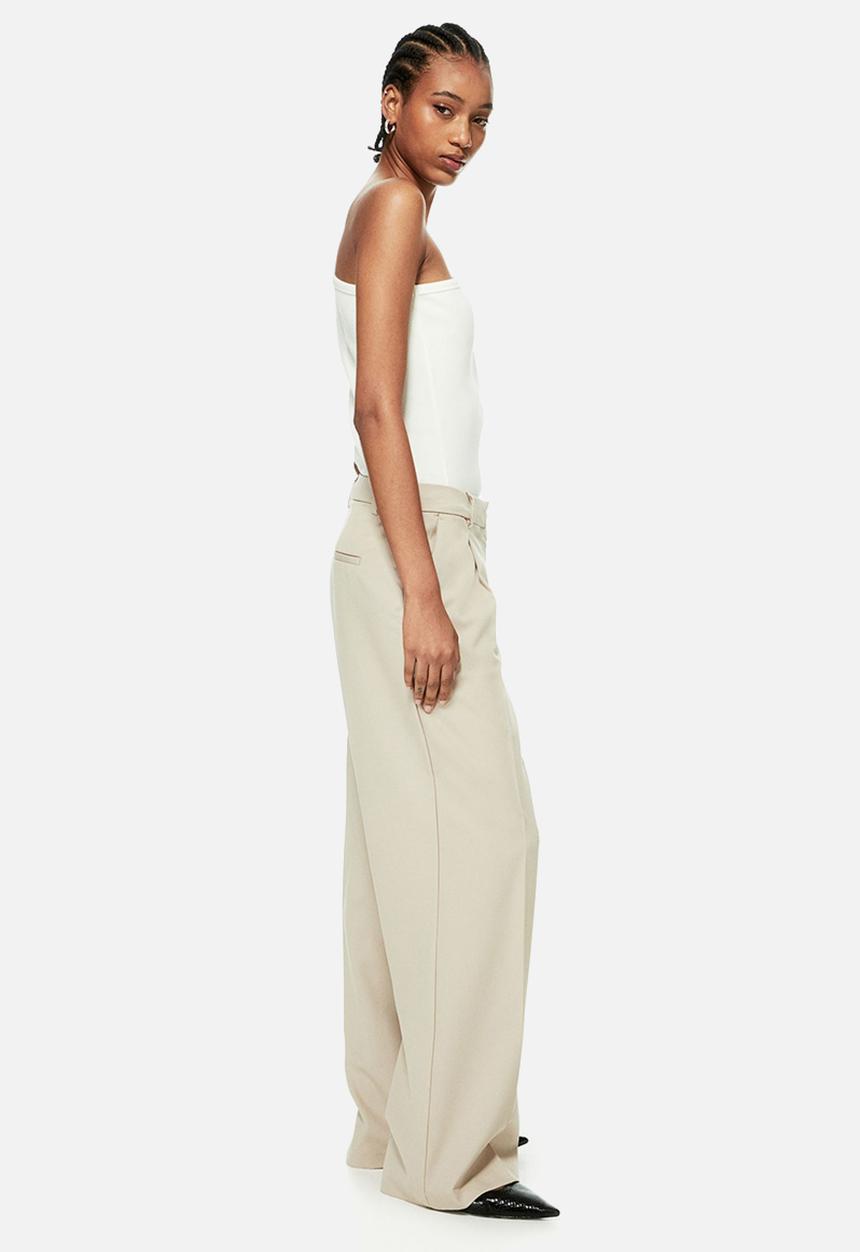 H&M - Wide trousers - beige