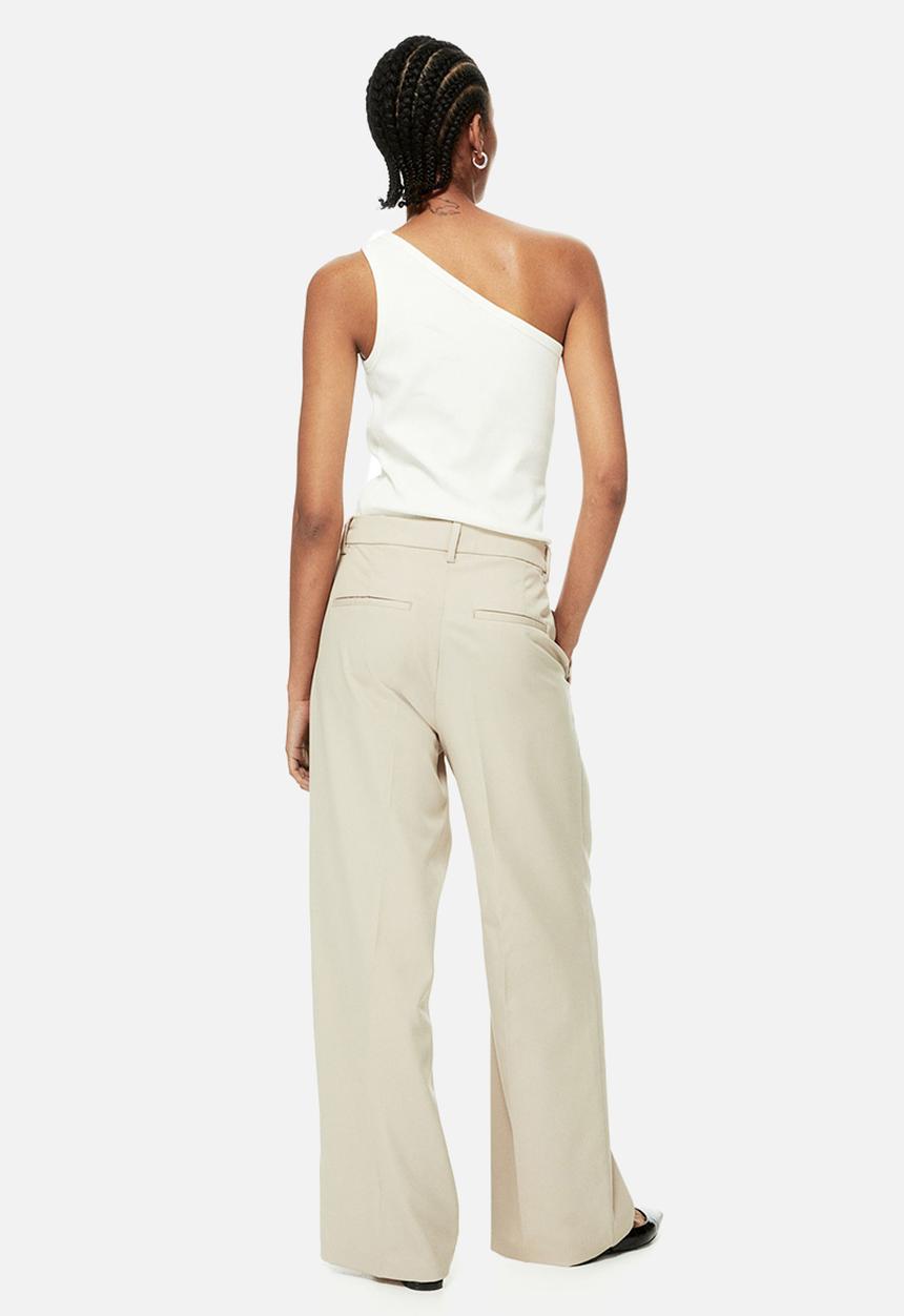 H&M - Wide trousers - beige