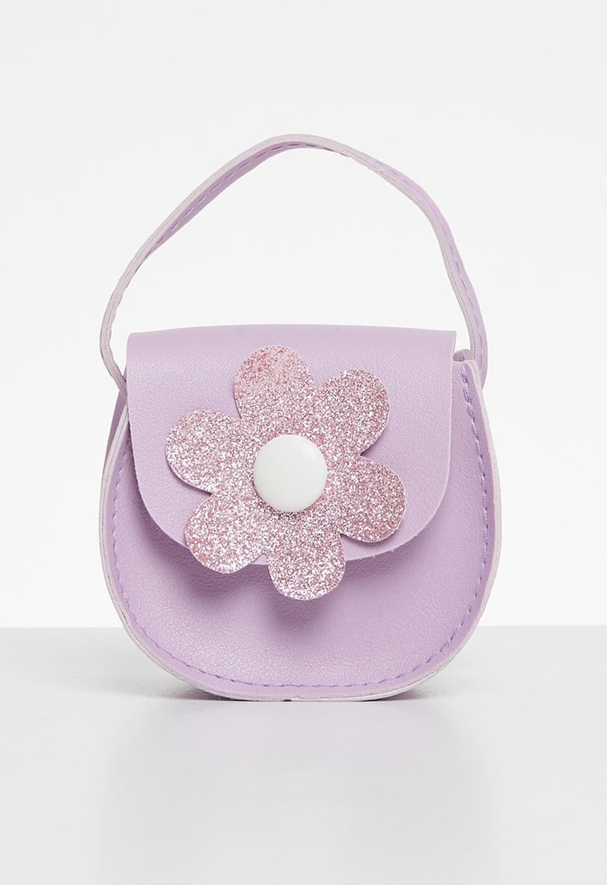 Pop Candy - Floral décor hand bag - purple