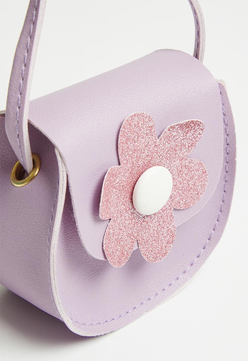 Pop Candy - Floral décor hand bag - purple