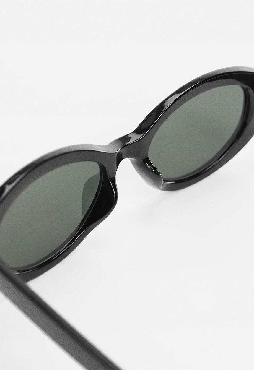 MANGO - Sunglasses flora - black