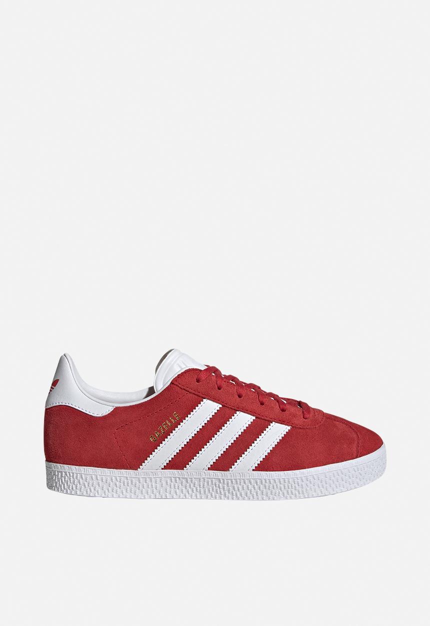 Gazelle J - Better Scarlet/Ftwr White/Gold Met.