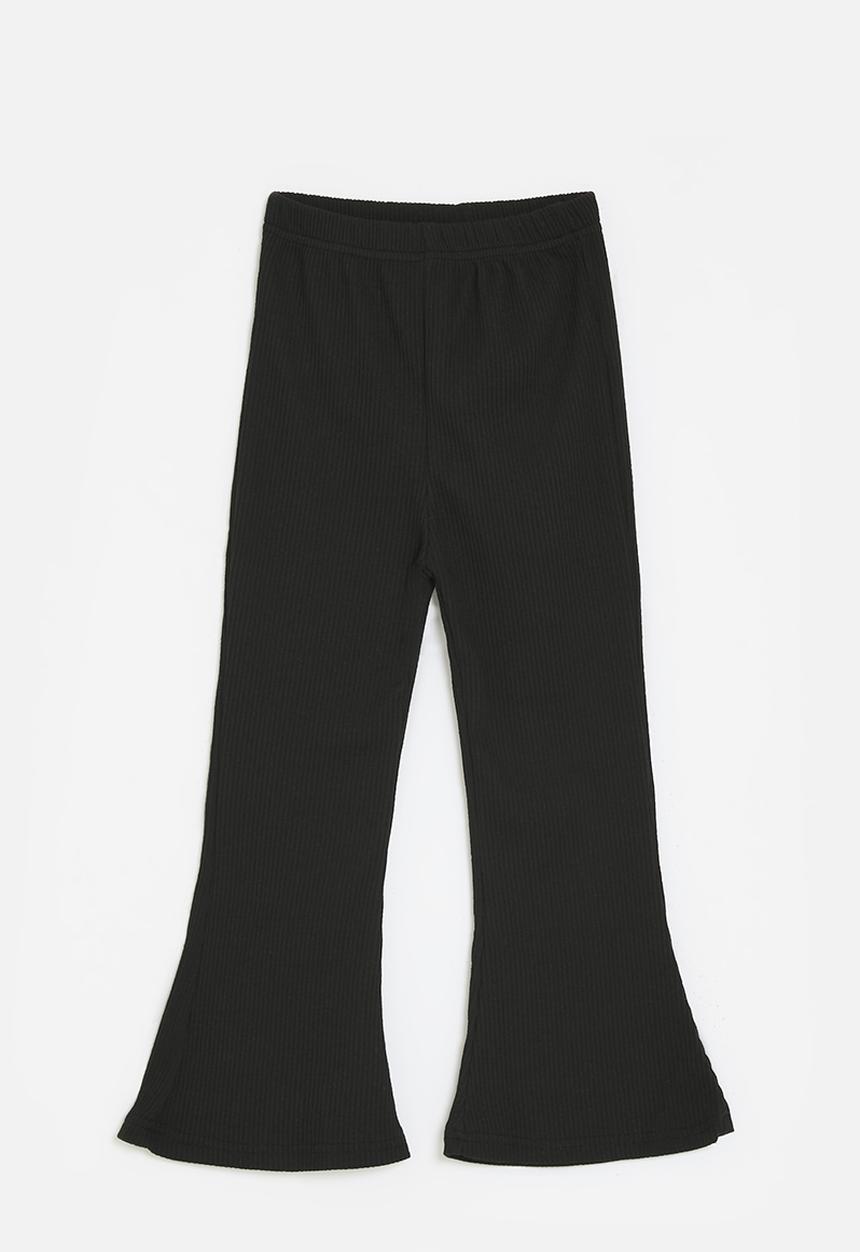 Pop Candy - Flared leggings - black