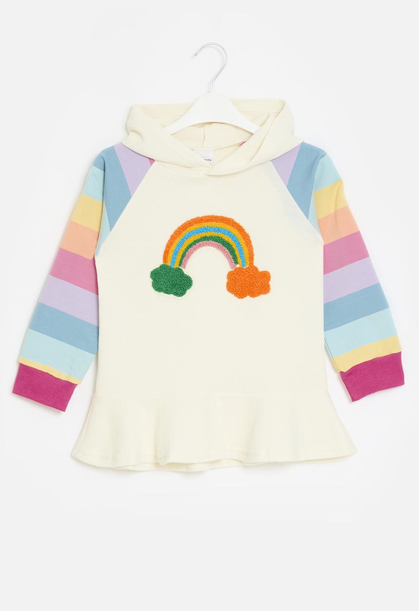 Pop Candy - Hooded dress - ecru