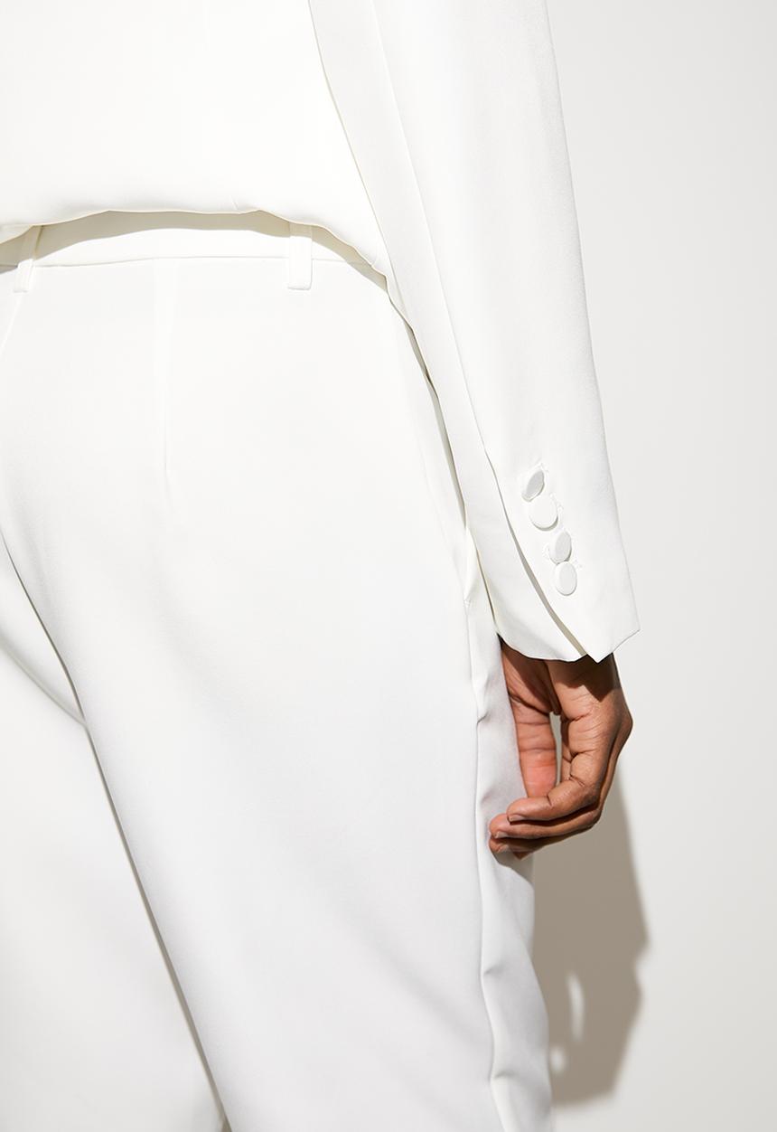 VELVET - Co-ord tapered trouser - ecru