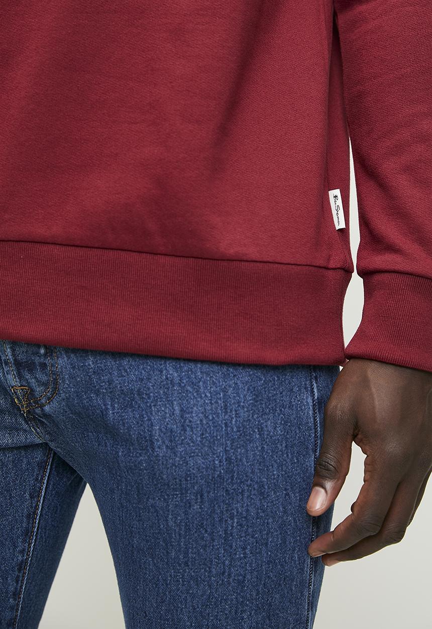 Ben Sherman - Play Tee Crew Sweater - Berry