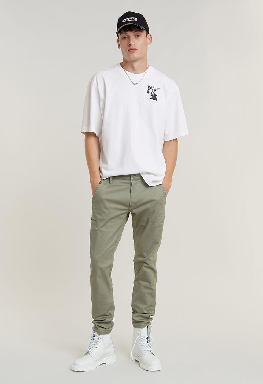 G-STAR - Skinny Chino 2.0 Bracket superstretch twill - shamrock