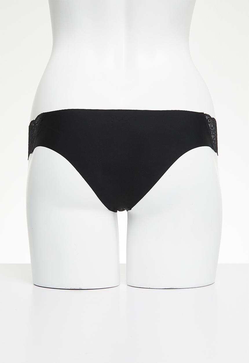 Cotton On - Party Pants Seamless G String 5 Pack - Black/Black/Soft Rose/Cream/Frappe