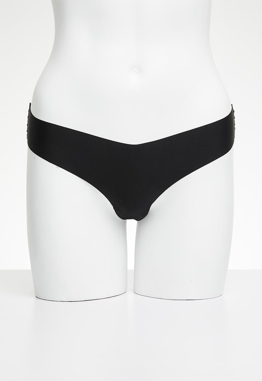 Cotton On - The Invisible G String Brief 5 Pack - Black/Black/Frappe/Windsurfer/Spearmint