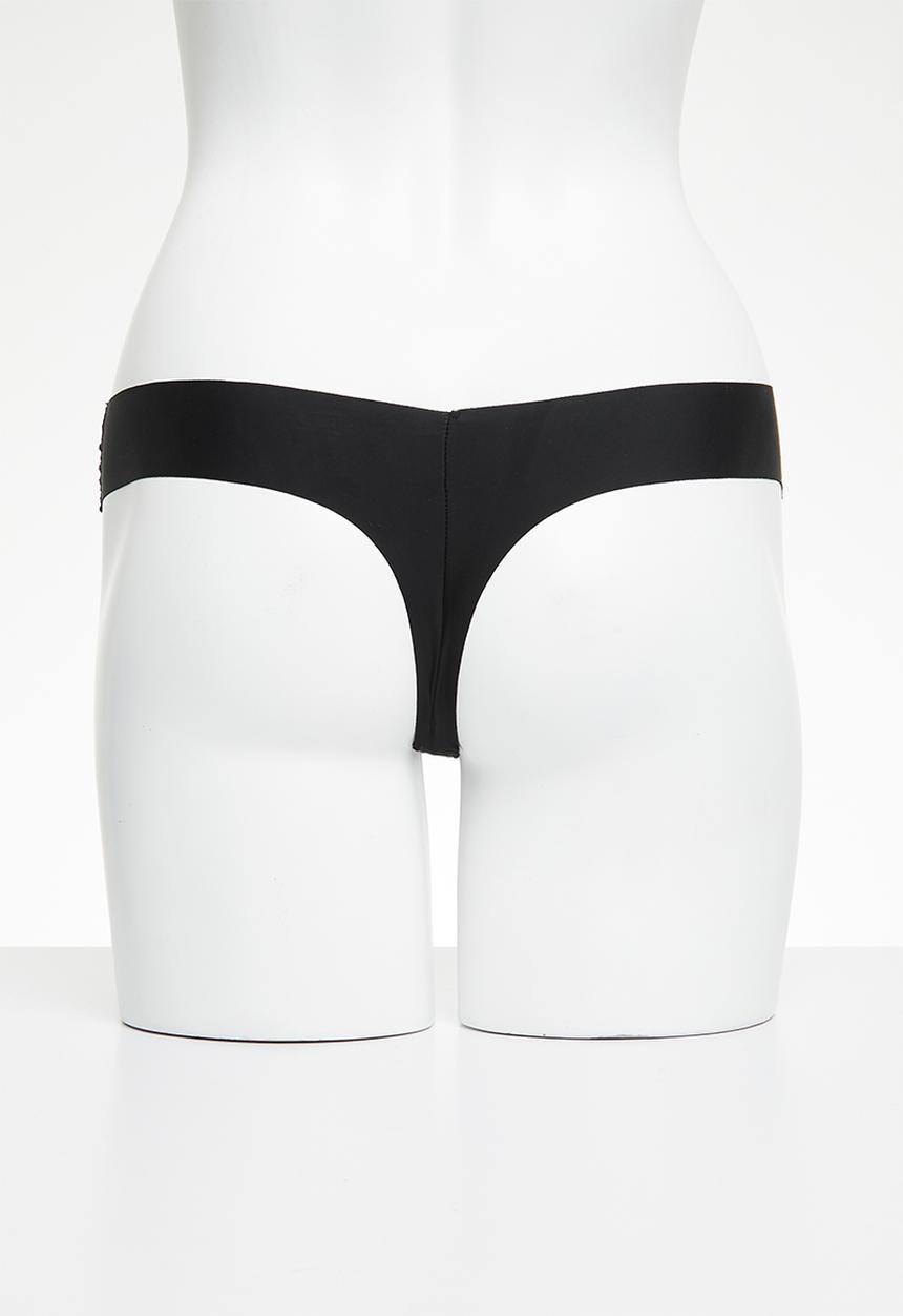 Cotton On - The Invisible G String Brief 5 Pack - Black/Black/Frappe/Windsurfer/Spearmint