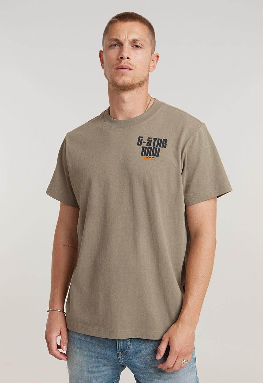 G-STAR - Engine back gr loose r t Dry jersey o - shamrock