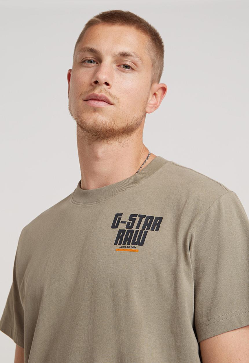 G-STAR - Engine back gr loose r t Dry jersey o - shamrock