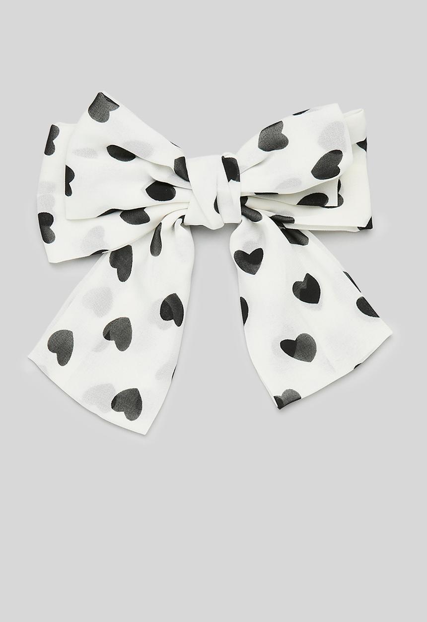 Pop Candy - Bowknot hair clip - black & white