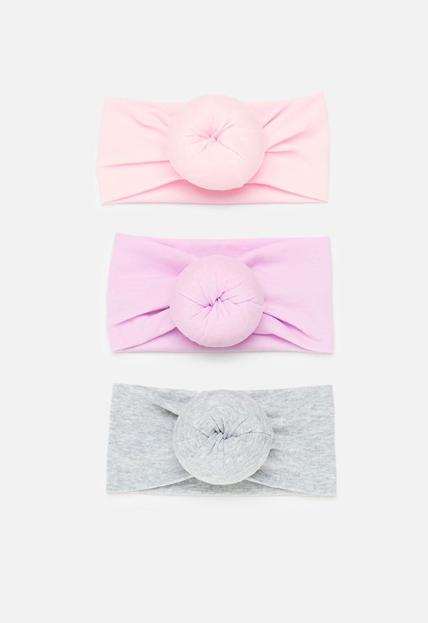 Pop Candy - 3 Pack turban headband set - multi