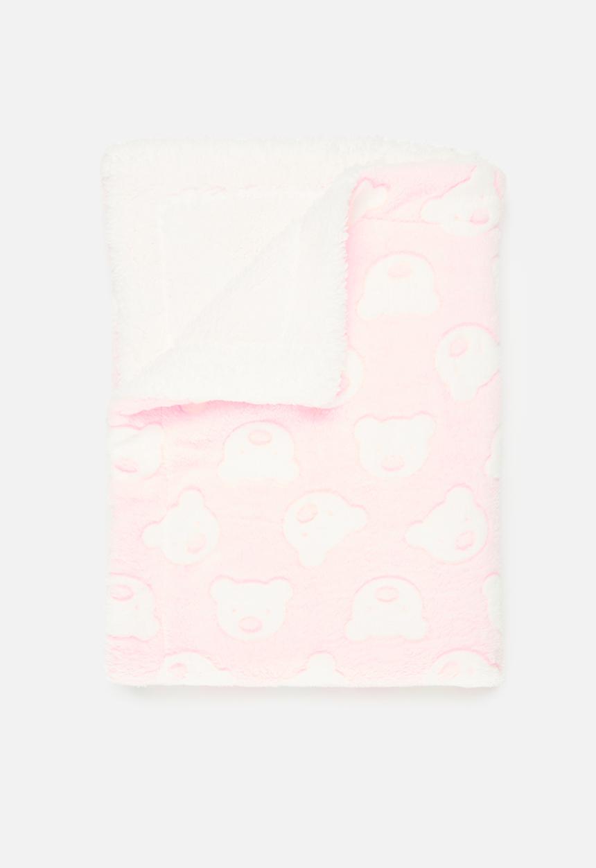 Pop Candy - Printed fleece blanket - pink