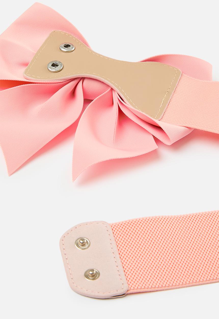 Pop Candy - Bowknot waist belt - pink