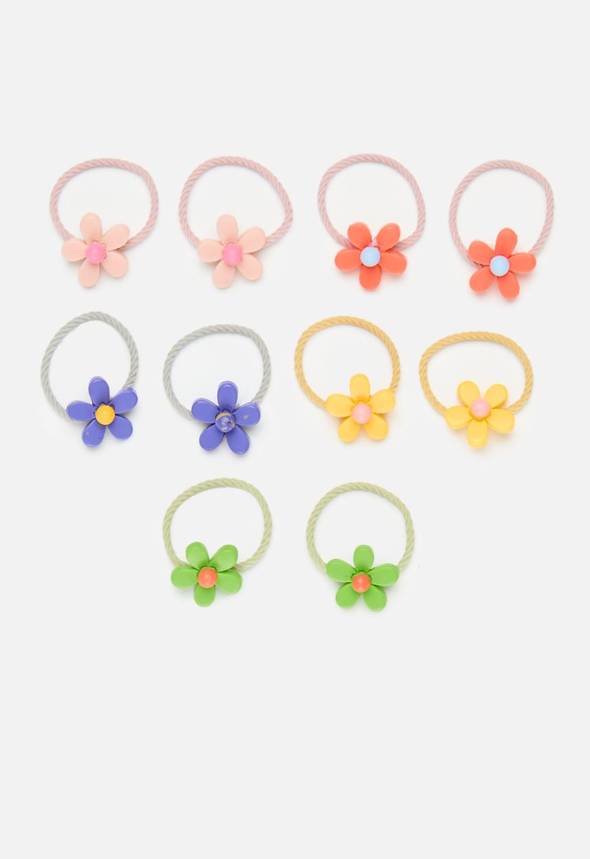 Pop Candy - Floral hair ties - multi