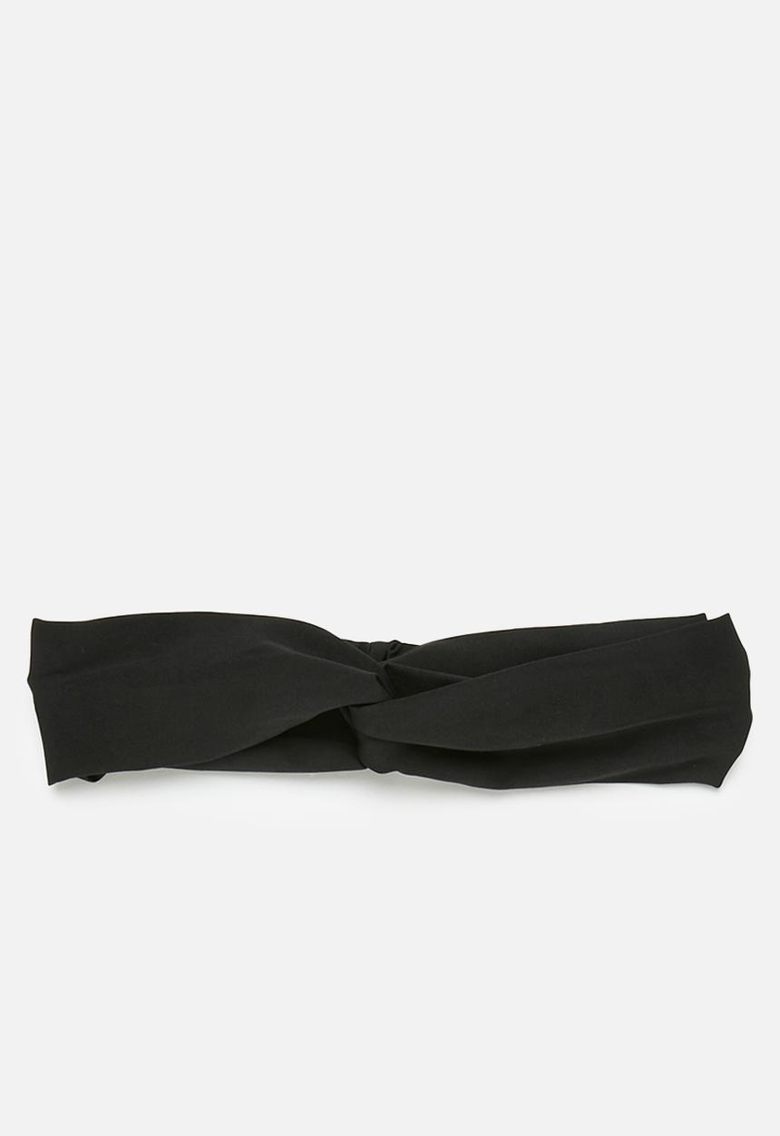 Pop Candy - Criss cross hairband - black