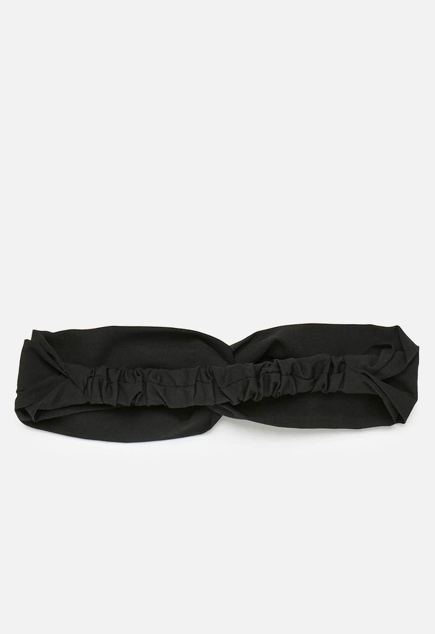 Pop Candy - Criss cross hairband - black