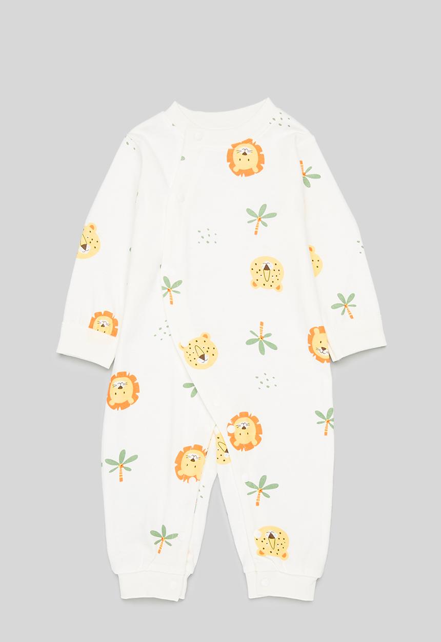 Pop Candy - Printed babygrow - white