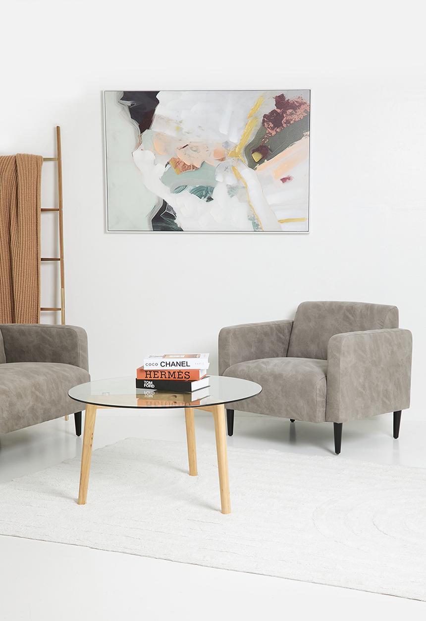 Sixth Floor - Kenzi armchair - stonewash grey
