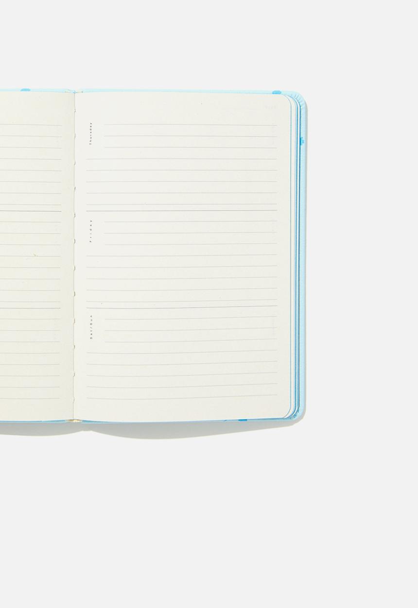 Typo - A5 Undated Weekly Buffalo Diary - Arctic Blue Ditsy Floral
