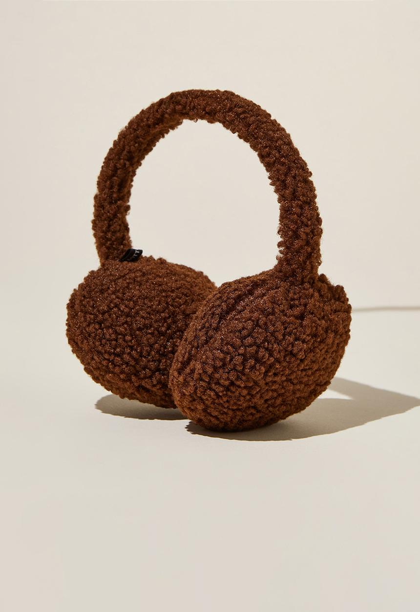 Rubi - The holiday ear muffs - chocolate