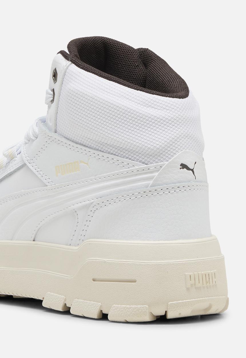 PUMA - Puma Rebound Abrupt Jr - Puma White-Alpine Snow-Flat Dark Grey