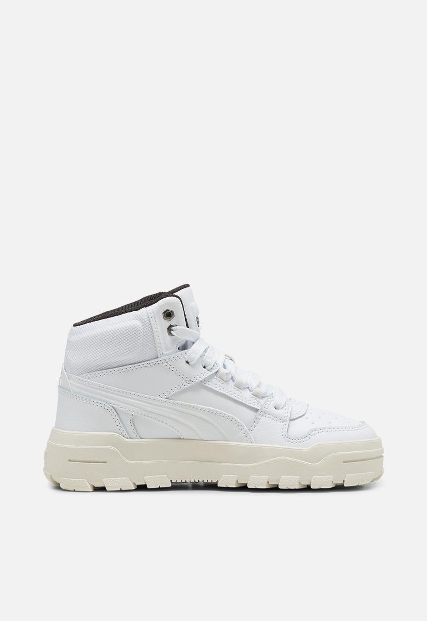 PUMA - Puma Rebound Abrupt Jr - Puma White-Alpine Snow-Flat Dark Grey