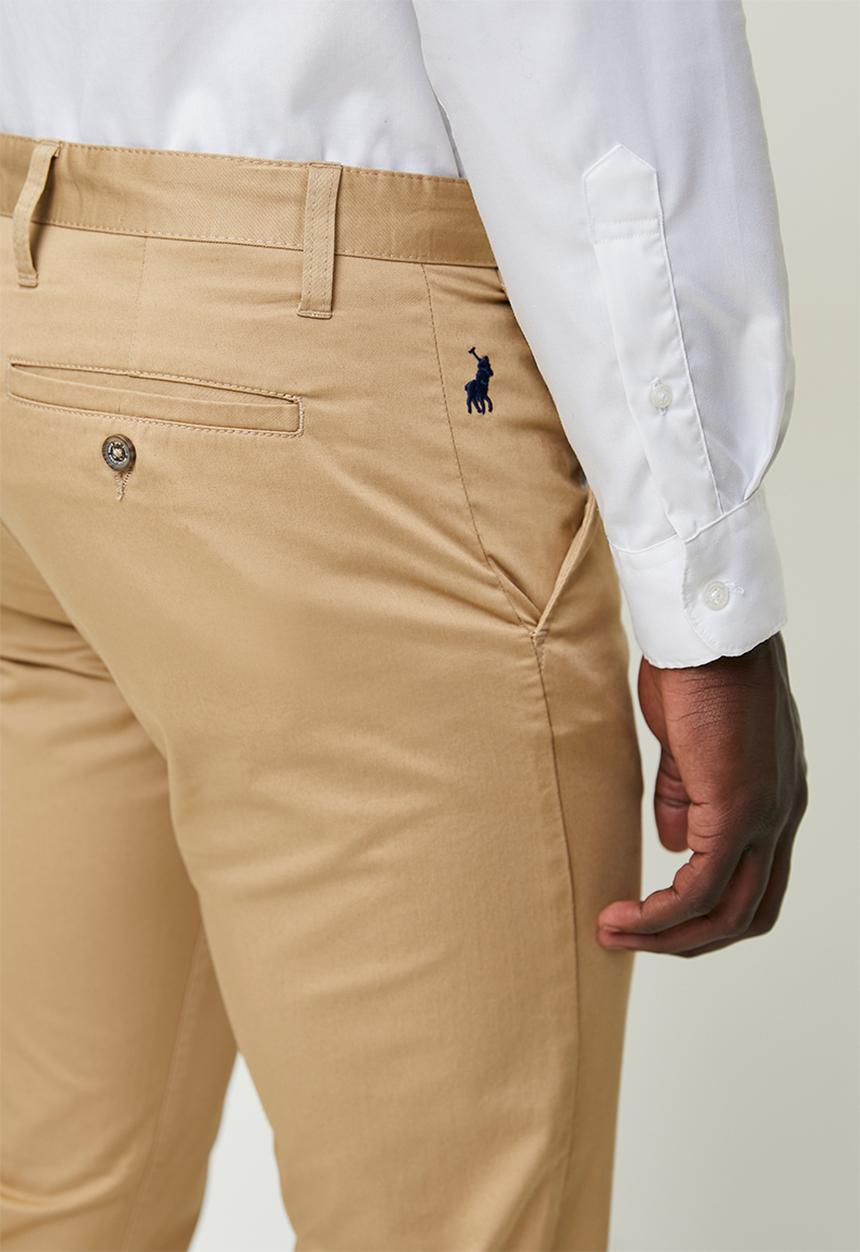 POLO - Milan milan straight leg chino - khaki