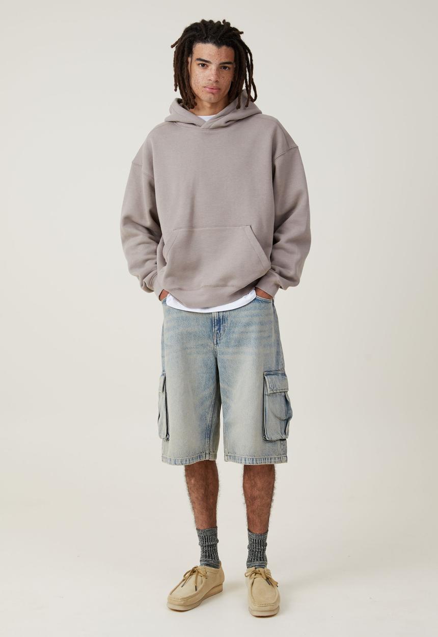 Cotton On - Box fit hoodie - dusk