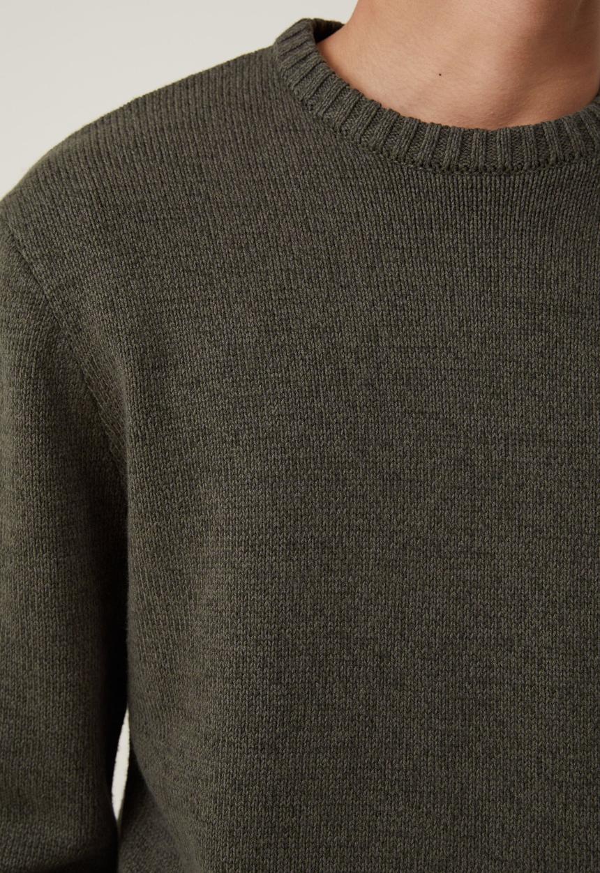 Cotton On - Crew knit - forest twist 