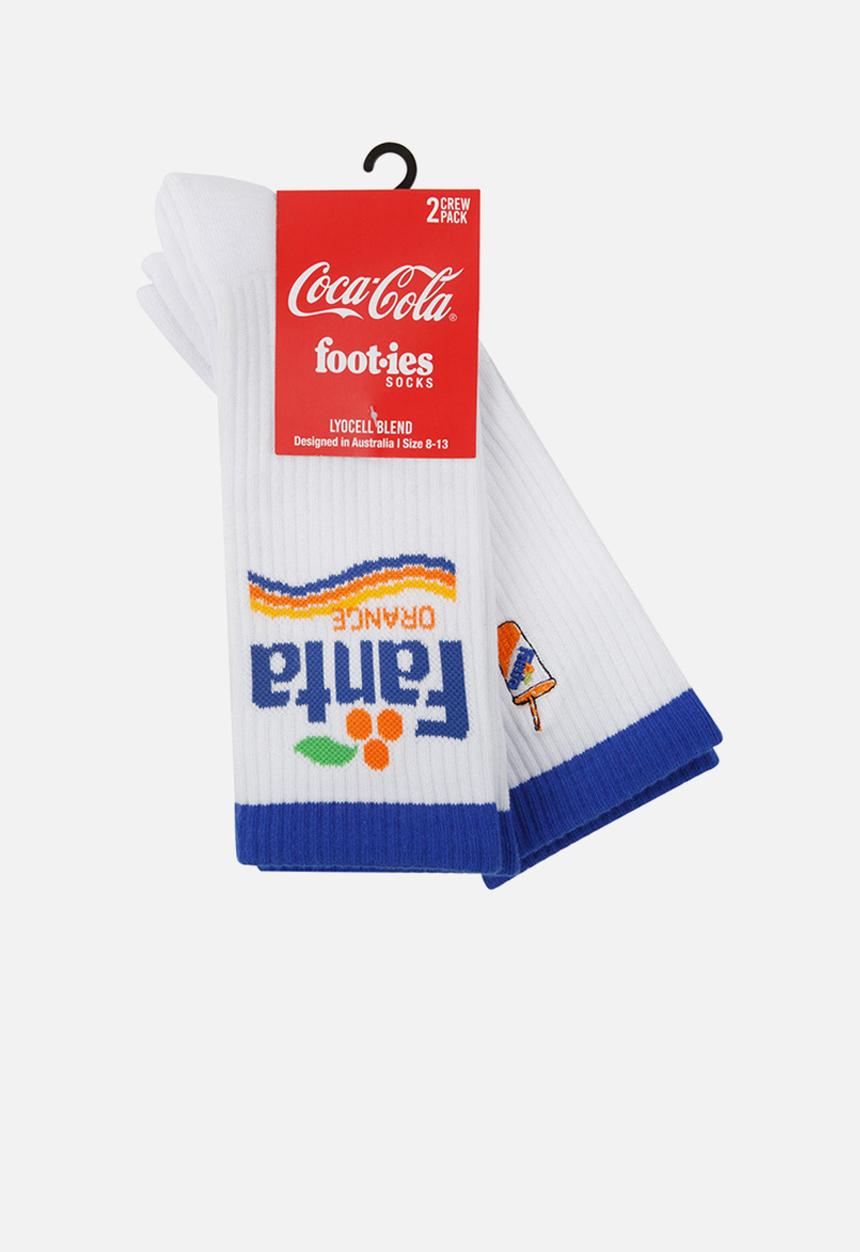 Foot-ies - Fanta Cup Sneaker 2 Pack - White
