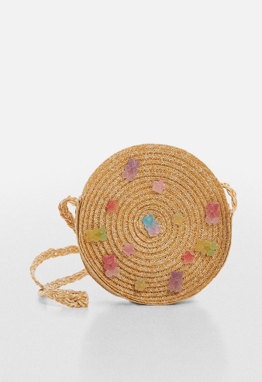 MANGO - Bag minibear - light brown
