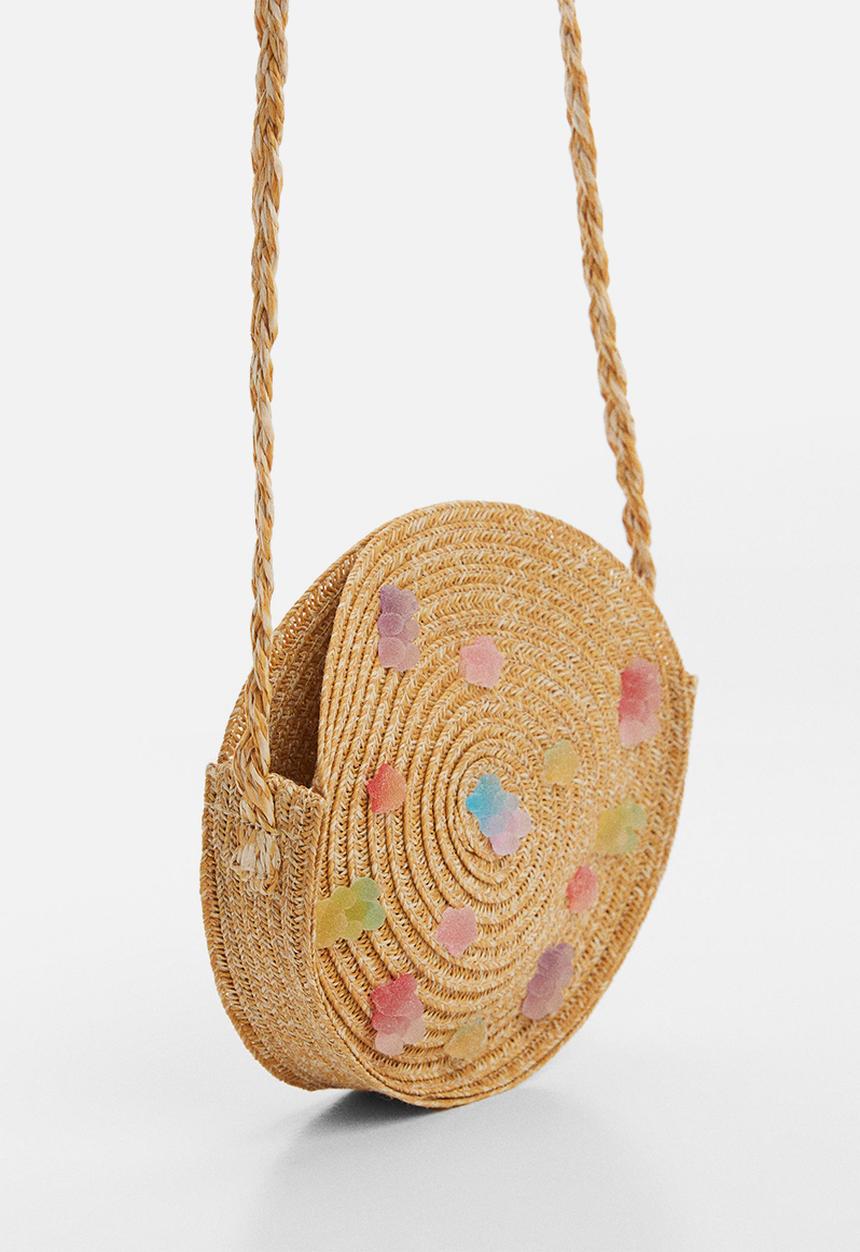 MANGO - Bag minibear - light brown