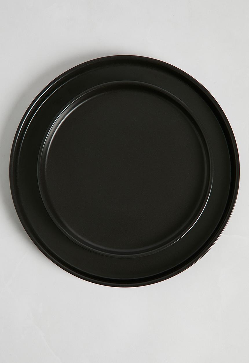 Excellent Houseware - Mika dinnerware set - black