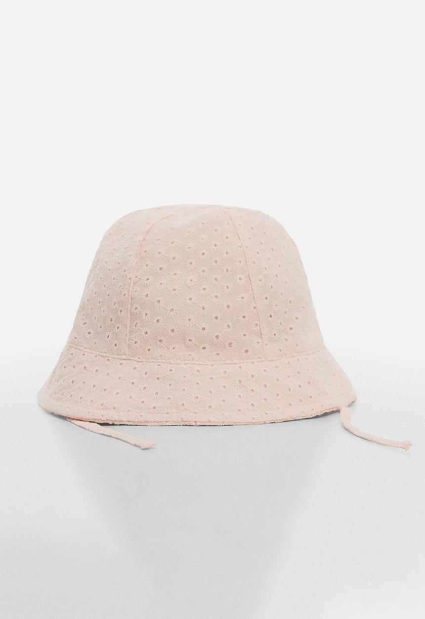 MANGO - Hat brodyp - pastel pink