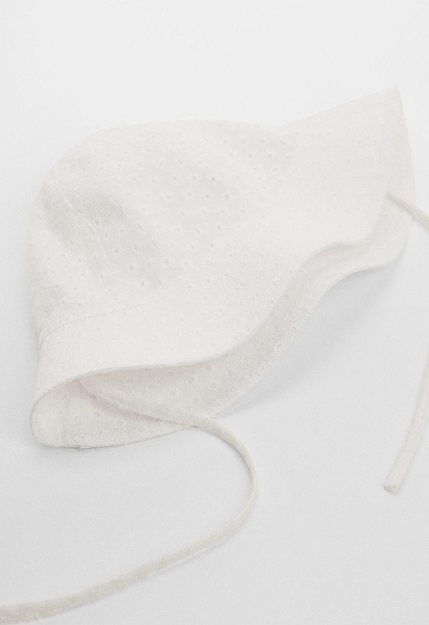 MANGO - Hat brodynb - white