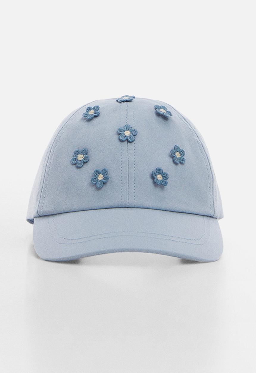 MANGO - Cap crochet - sky-blue
