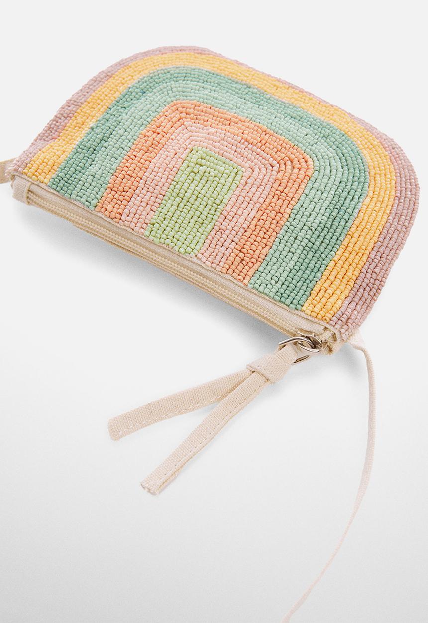 MANGO - Bag rainbow - light brown